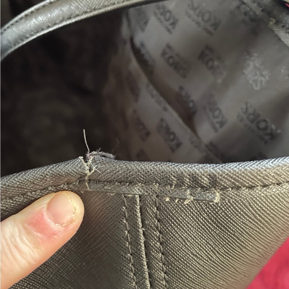 Authentic Michael Kors Microstud Center Stripe Pu… - image 4